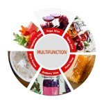 Solid Wood Fruit Wine Press for Apple and Berries