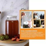 Universal Twin Bubble Airlock for Home Winemaking
