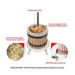 Solid Wood Fruit Wine Press for Apple and Berries