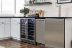 Dual Zone 56-Bottle French Door Wine Cooler