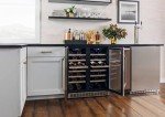 Dual Zone 56-Bottle French Door Wine Cooler