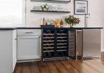 Dual Zone 56-Bottle French Door Wine Cooler