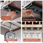 Under-Cabinet Wine Glass Holder - 2 Pack