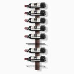 Wall-Mounted Wine Rack for 9 Bottles