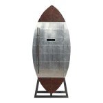 Retro Brown Wine Cooler - Compact & Stylish