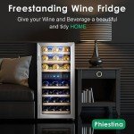 Double Zone Wine Cooler for 33 Bottles