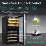 Double Zone Wine Cooler for 33 Bottles