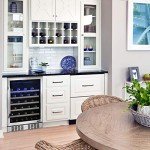 Compact 52-Bottle Wine Cooler in Black/Steel