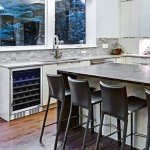 Compact 52-Bottle Wine Cooler in Black/Steel