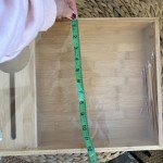 Wooden Wine Glass Rack with Convenient Tray