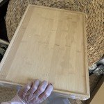 Wooden Wine Glass Rack with Convenient Tray