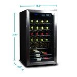 Black+Decker 26-Bottle Wine Cooler with Light
