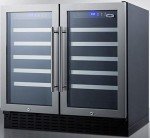 36" Dual Zone Wine Cooler - 68 Bottle Capacity