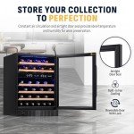 NewAir 46-Bottle Dual Zone Wine Cooler