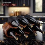 7-Bottle Countertop Wooden Wine Rack