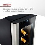 6-Bottle Countertop Wine Cooler for Wine Lovers