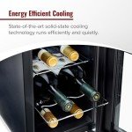 6-Bottle Countertop Wine Cooler for Wine Lovers