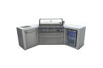Mont Alpi 44" 6-Burner Outdoor Kitchen Grill & Cooler