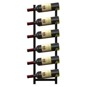 Wall-Mounted Metal Wine Rack for 6 Bottles