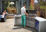 Mont Alpi 44" 6-Burner Outdoor Kitchen Grill & Cooler