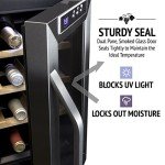 Ivation 8-Bottle Thermoelectric Wine Cooler – Stainless Steel