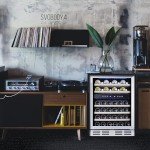 Double Zone 46-Bottle Wine Cooler - Stainless Steel