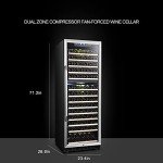Lanbo Dual Zone 160-Bottle Wine Cooler