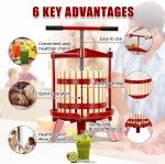 3.17 Gallon Manual Wine Press with T-Handle