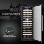 Lanbo Dual Zone 160-Bottle Wine Cooler