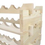 Freestanding Wooden Wine Rack for 72/96 Bottles
