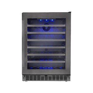 Black Stainless Steel Beverage Center by Danby