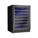 Black Stainless Steel Beverage Center by Danby
