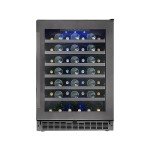 Black Stainless Steel Beverage Center by Danby