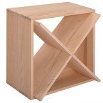 Stackable Solid Wood Wine Rack for 24 Bottles