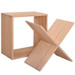 Stackable Solid Wood Wine Rack for 24 Bottles