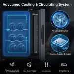 6-Bottle Stainless Steel Thermoelectric Wine Cooler