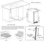 Aobosi 15-Inch Dual Zone Wine Cooler Refrigerator