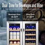 24-Inch Dual Zone Wine and Beverage Cooler
