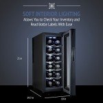Ivation Dual Zone Wine Cooler for 12 Bottles