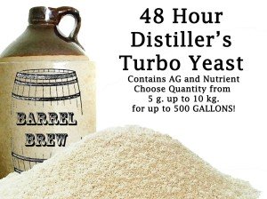 48-Hour Turbo Yeast for Home Distilling