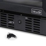 15" Dual Zone Black Stainless Steel Wine Cooler