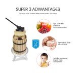 Solid Wood Fruit Wine Press for Cider Making