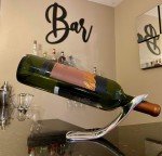 Elegant Freestanding Wine Bottle Holder