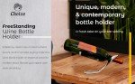 Elegant Freestanding Wine Bottle Holder