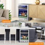 Kalamera 24" Dual Zone 46-Bottle Wine Cooler