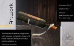 Elegant Freestanding Wine Bottle Holder