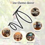 Spiral Metal Wall Mounted Wine Bottle Holder