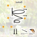 Spiral Metal Wall Mounted Wine Bottle Holder
