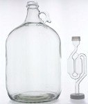 Glass Fermenting Jug for Home Wine Making