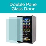 Black+Decker 24-Bottle Wine Cooler with LED Display